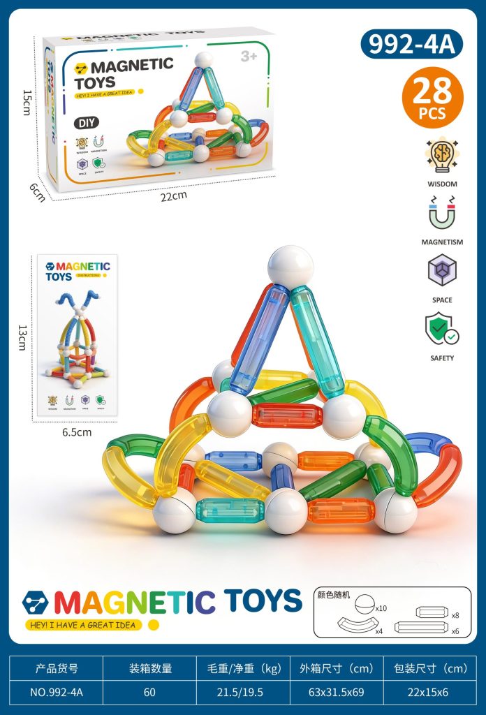 Magnetic bar 28PCS (transparent) TS-992-4A