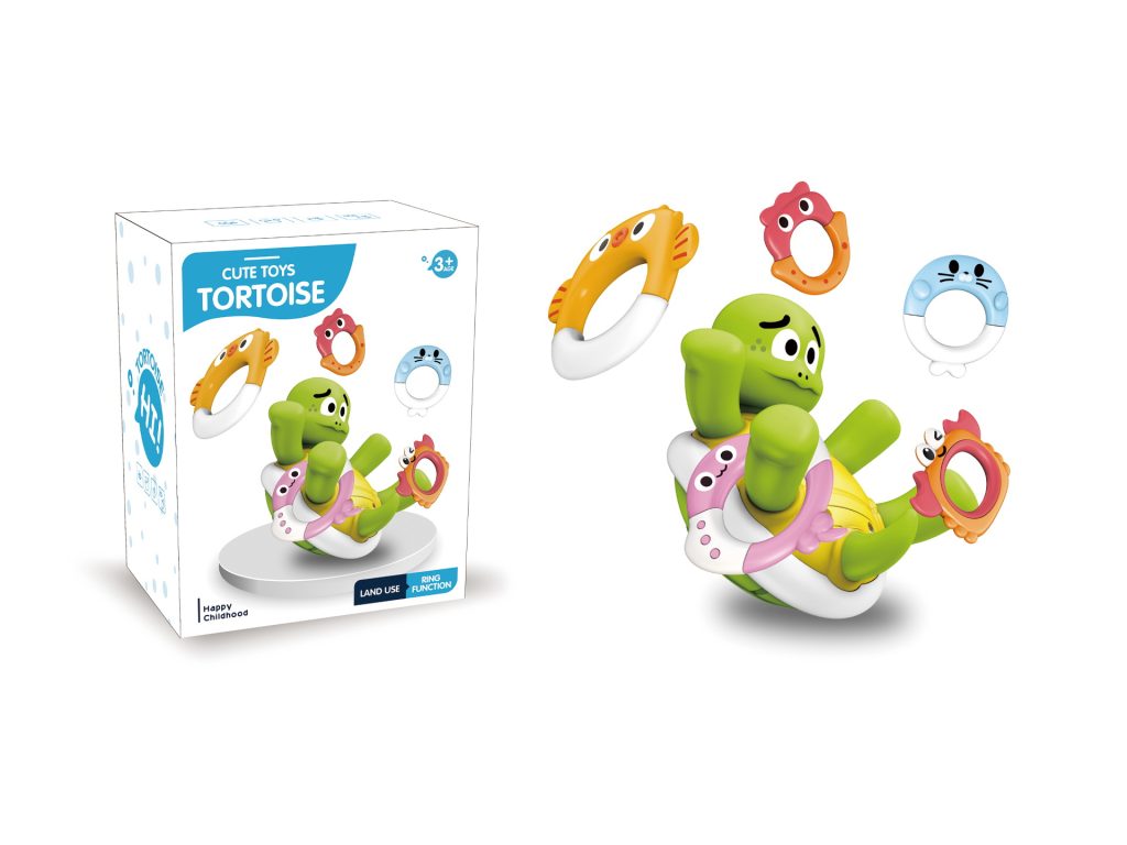 Electric Water-Spraying Turtle Ring-Toss Toy TS821482