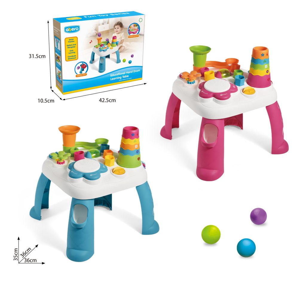 Learning table with a hand drum and music TS821594