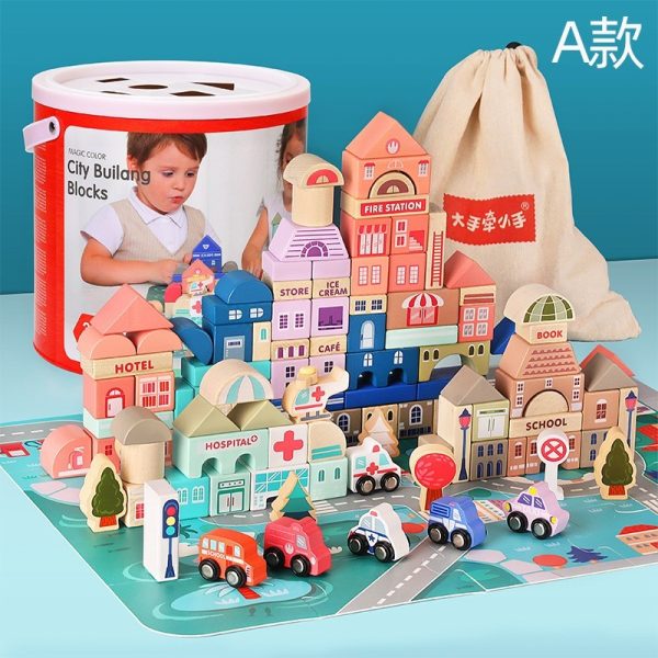 蓝色磁性七巧板塑料 TS-03-46
